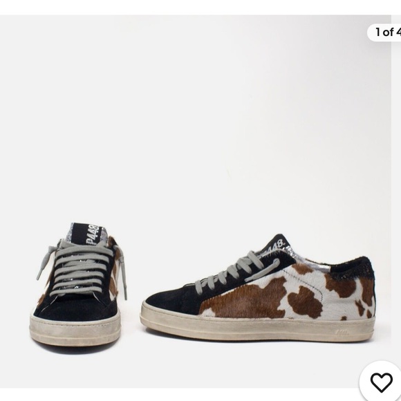 P448 John Brown Mixed Media Glitter giraffe print size 38 - Picture 2 of 5